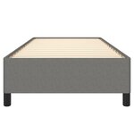 vidaXL Cadre de lit Gris foncé 80x200 cm Tissu