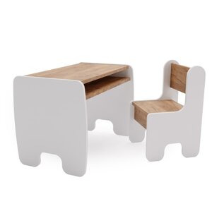 Table et chaise bois enfant