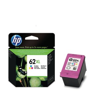 62xl cartouche d'encre authentique grande capacité tricolore (c2p07ae) - cyan  magenta  jaune