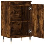 vidaXL Buffets 2 Pièces chêne fumé 40x35x70 cm bois d'ingénierie