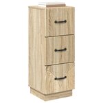 vidaXL Armoire à tiroirs Chêne Sonoma 33 x 34 5 x 87 cm
