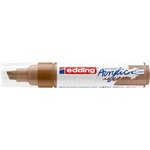 Marqueur acrylique large 5000 noisette 5-10 mm x 5 EDDING