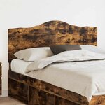 vidaXL Tête de lit Chêne fumé 150 cm Bois d'ingénierie