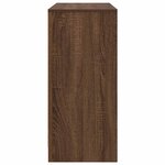 vidaXL Buffet chêne marron 85x34x76 cm bois d'ingénierie