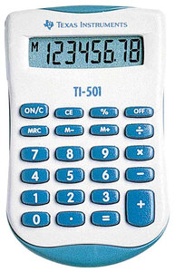 Calculatrice de poche TI-501 - 8 chiffres TEXAS INSTRUMENTS