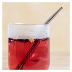 Paille en inox avec filtre intégré pour thé et infusions