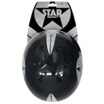 STAMP Casque Skate Black Star avec Molette d'Ajustement - Taille 54-60 cm