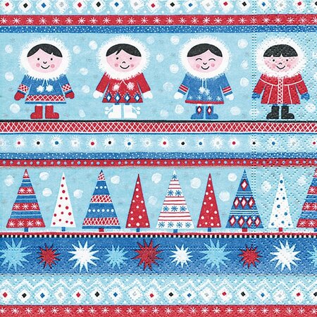 Serviette nordic Xmas 20 pièces