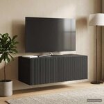 vidaXL Meuble TV mural Noir 78 5 x 41 x 30 cm Bois d'ingénierie