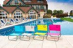 Chaise cale dos 2 pliures Jaune - O'Colors