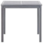 vidaXL Ensemble à manger de jardin 5 Pièces Bois d'acacia massif Gris