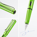 Stylo à plume safari green  taille de plume: M LAMY