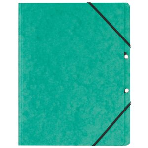 Chemise à élastique sans rabat exacompta 24 x 32 cm - verte - lot de 10