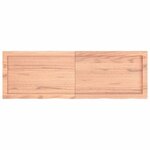 vidaXL Étagère murale marron clair bois chêne massif traité