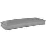vidaXL Set de coussins de palette 2 Pièces Gris 100 x 40 x 8 cm