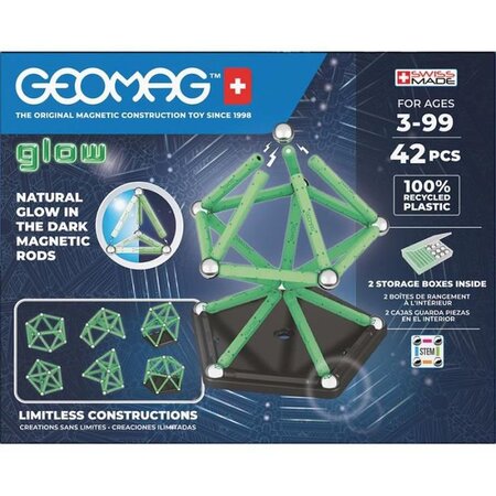 GEOMAG Ecofriendly 42 pcs Glow La Poste