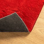 vidaXL Tapis HUARTE à poils courts doux et lavable rouge 120x170 cm