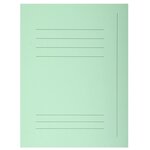 Paquet 50 Chemises Imprimées 3 Rabats Super 210 - 24x32cm - Vert Clair - Exacompta