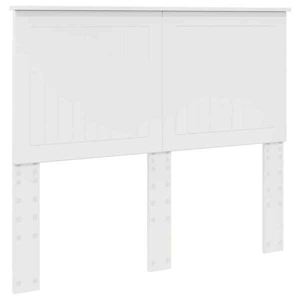 vidaXL Tête de lit Blanc Brillant 135 cm Bois d'ingénierie