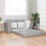 vidaXL Canapé-Lit Gris nuage 148 x 71 x 83 cm tissu