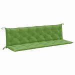 vidaXL Coussins de banc de jardin lot de 2 vert mélangé tissu
