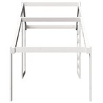 vidaXL Toit de lit pour enfants blanc 198x97x113 cm bois de pin massif