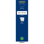 Bandes simple soudure 210 x 48 mm pour timbres-poste. Fond - Transparent