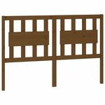 vidaXL Tête de lit Marron miel 145 5x4x100 cm Bois massif de pin