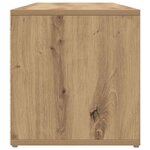 vidaXL Meuble TV chêne artisanal Bois d'ingénierie