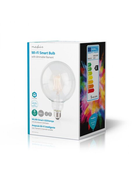 Ampoule connectée Wifi à filament WIFILF10WTG125 - Nedis