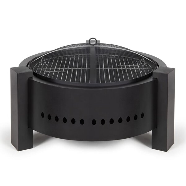 Livoo Foyer 2 en 1 avec gril 59 5 cm Noir