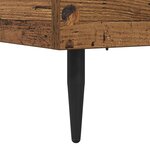 vidaXL Cadre de lit Bois ancien 80 x 200 cm Bois d'ingénierie