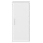 vidaXL Armoire à chaussures Blanc 32x35x70 cm Bois d’ingénierie