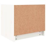 vidaXL Tables de chevet 2 Pièces blanc 40x31x35 5 cm bois de pin massif