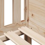 vidaXL Cadre de lit d'enfants forme de maison sans matelas pin