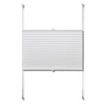 vidaXL Store plissé 70x125 cm Blanc