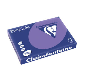 Ramette 250 Feuilles Papier 160g A3 420x297 mm violine CLAIREFONTAINE