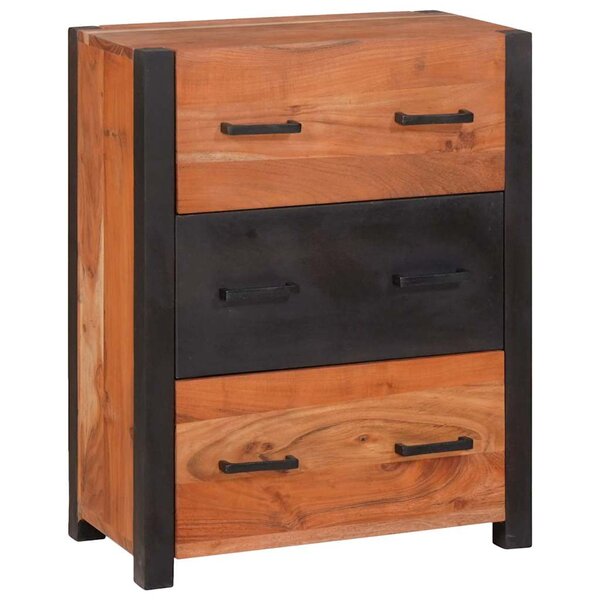 vidaXL Buffets & Commodes Marron 55 x 30 x 75 cm Bois d'acacia massif