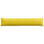vidaXL Coussins de canapé 2 Pièces Jaune 200 x 40 cm