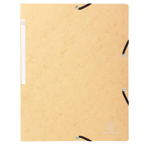 Chemise à élastiques sans Rabats carton 400g 24x32 cm Ivoire EXACOMPTA