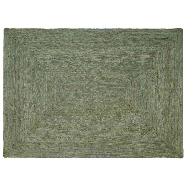 vidaXL Tapis de surface Rectangulaire Vert olive 240 x 340 cm Jute