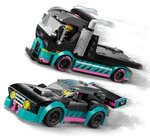 LEGO City - Set de Constructeur Voiture de Course et Camion de Transport de Voitures - 60406
