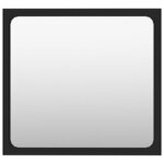 vidaXL Ensemble de meubles de salle de bain Noir Aggloméré