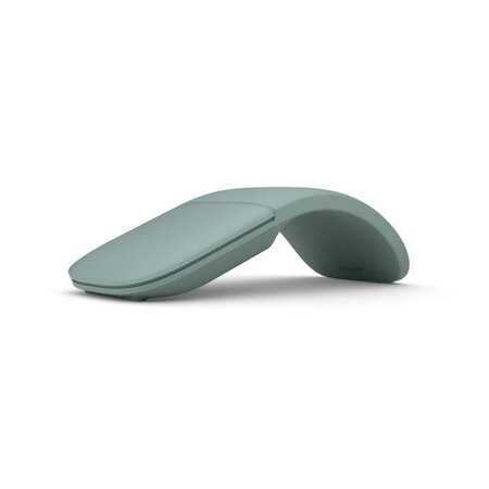 Microsoft arc mouse - souris optique - 2 boutons - sans fil - bluetooth 5.0 le - vert gris