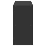 vidaXL Étagère murale noir 100x25x50 cm bois d'ingénierie