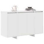 vidaXL Buffet Blanc 120 x 41 x 75 cm Bois d'ingénierie