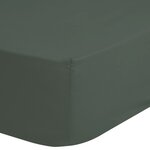 HIP Drap-housse 160x200 cm Vert olive foncé