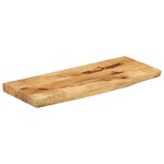 vidaXL Dessus de table 90x30x3 8 cm bord vif bois massif manguier brut