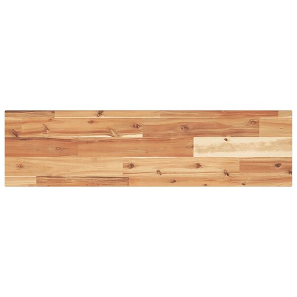 vidaXL Dessus de table rectangulaire 100x20x2 cm bois massif d'acacia