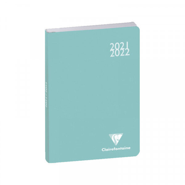 Agenda scolaire 2021/2022 forum work&after exacompta 10 x 15 cm turquoise